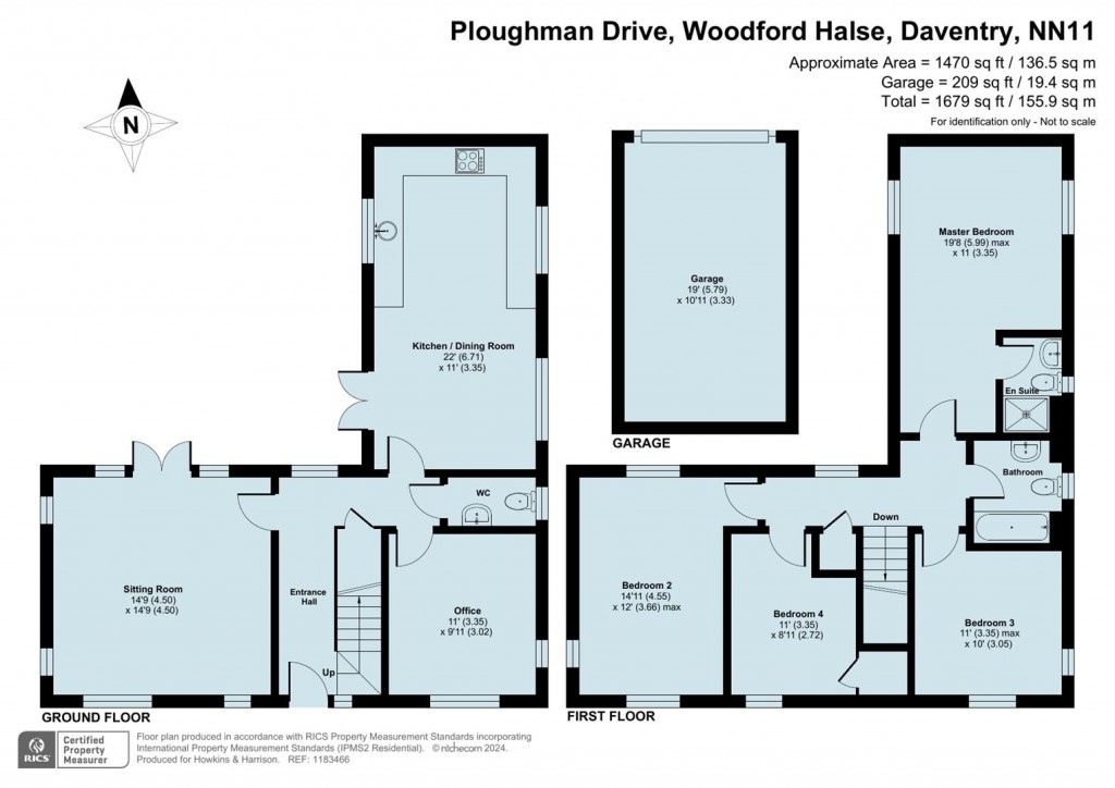 Floorplans For Woodford Halse, Daventry, NN11