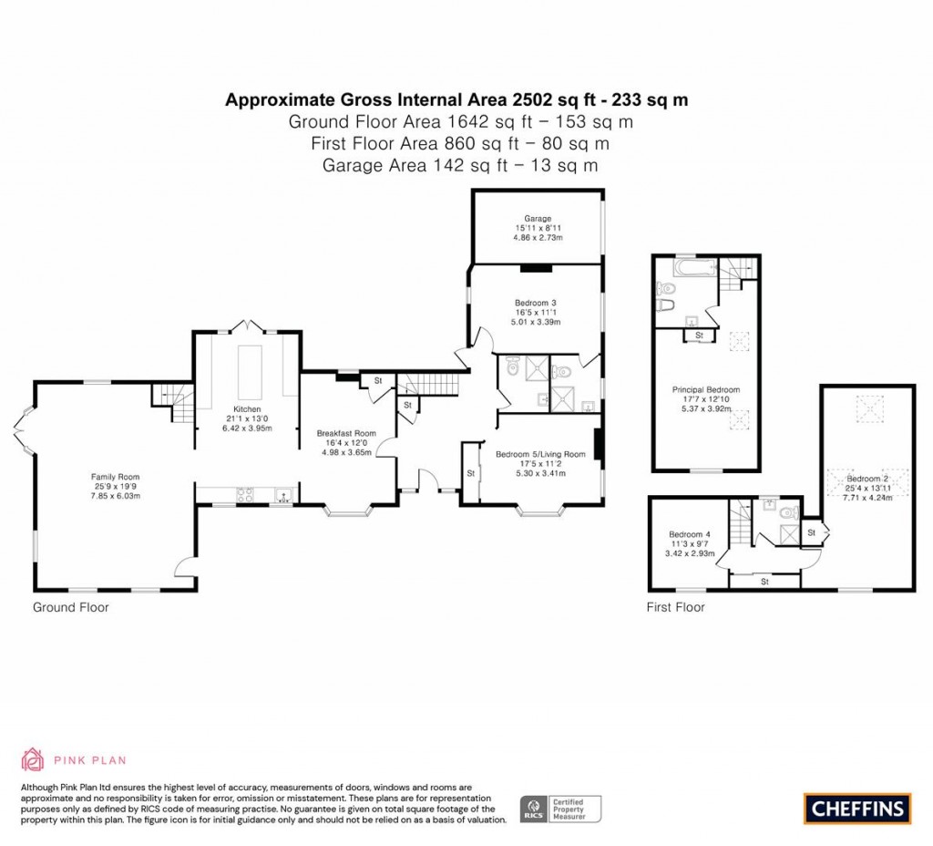 Floorplans For Perne Road, Cambridge