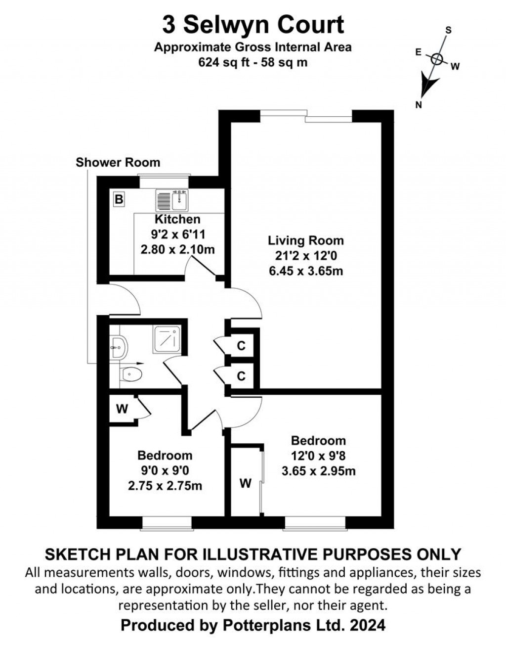 Floorplans For St. Helens, Isle of Wight