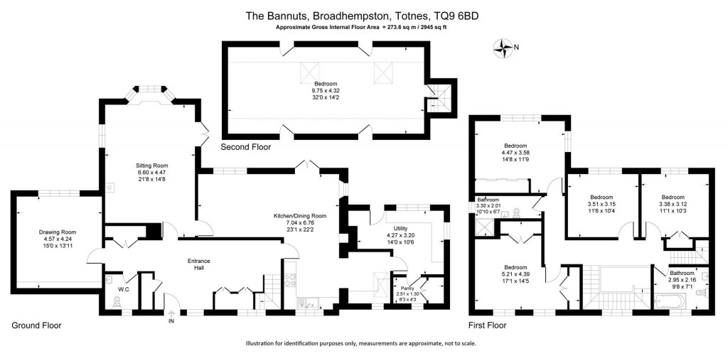 Floorplans For Broadhempston, Totnes