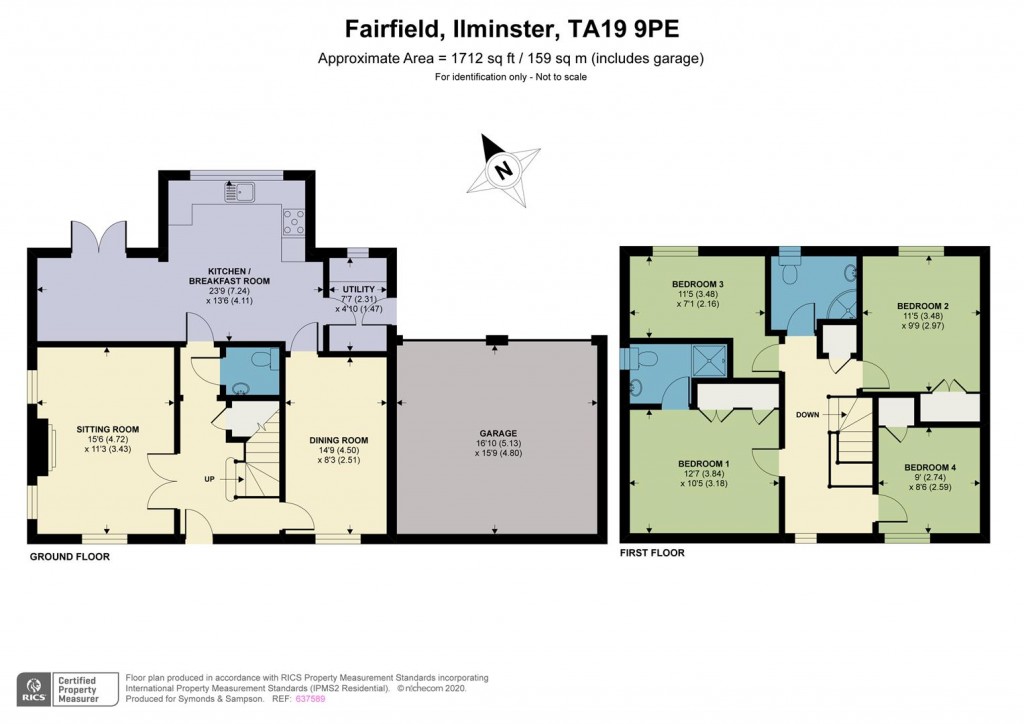 Floorplans For Fairfield, Ilminster