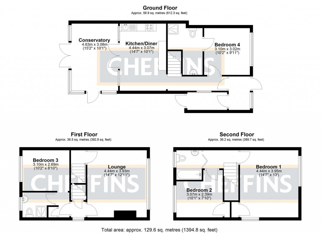 Floorplans For Back Hill, Ely