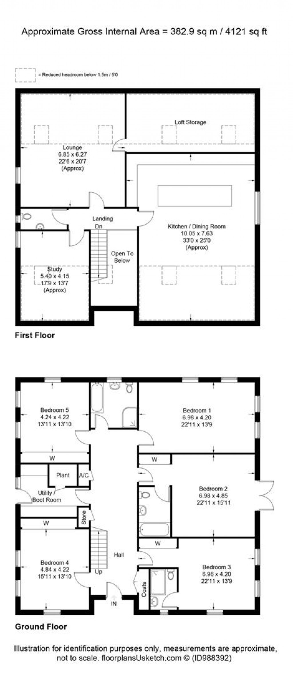 Floorplans For Atherington, Umberleigh