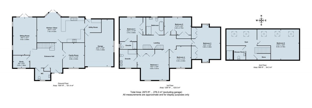Floorplans For Main Street, Norton Juxta Twycross, CV9