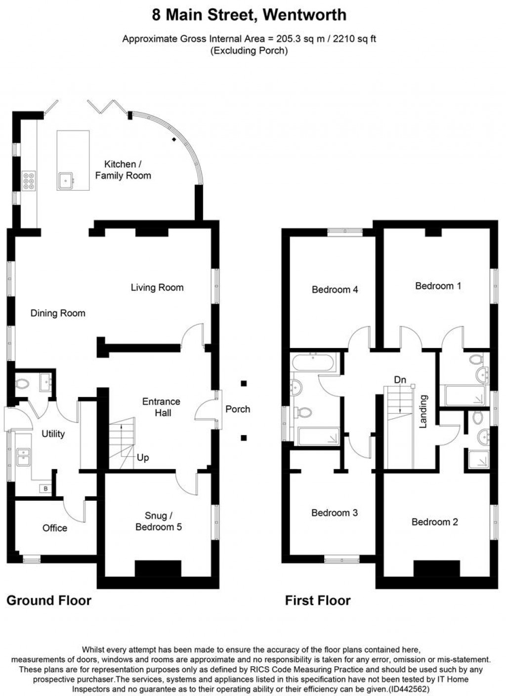 Floorplans For Main Street, Wentworth, Ely