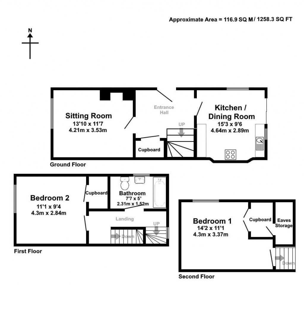 Floorplans For Northlew, Okehampton