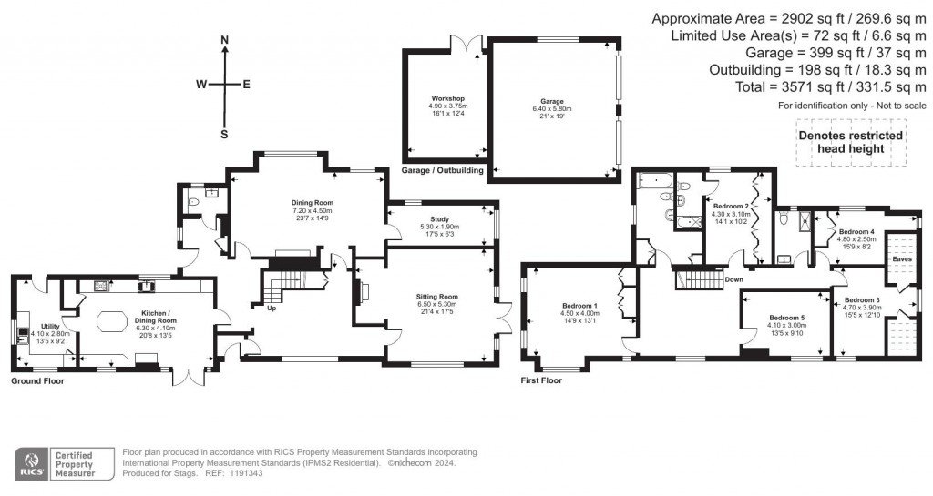 Floorplans For Durrant Lane, Northam, Bideford