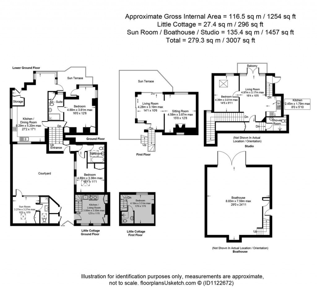 Floorplans For West Street, Polruan, Fowey