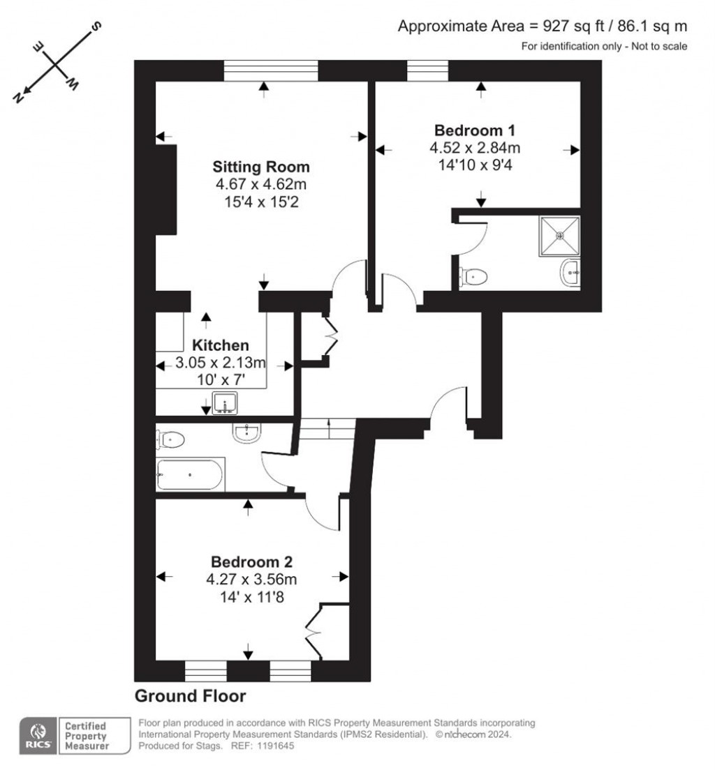 Floorplans For Newmarket Court, Tavistock