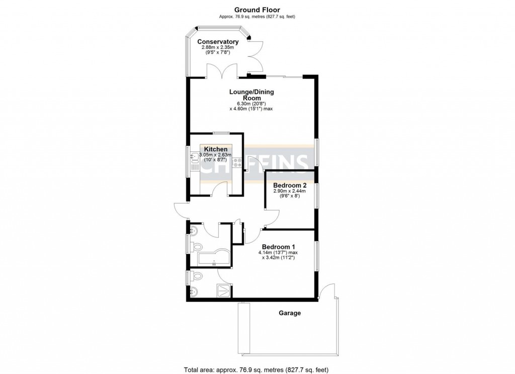 Floorplans For Crauden Gardens, Ely