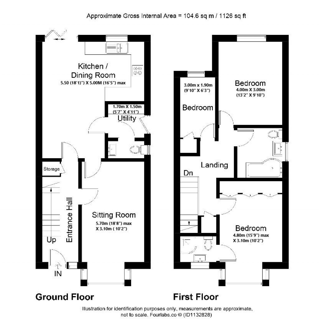 Floorplans For Station Road, Hemyock, Cullompton