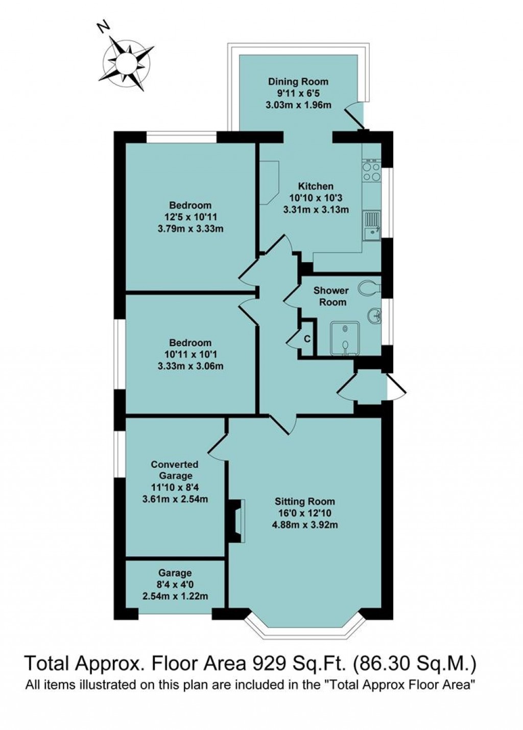 Floorplans For Stanwell Drive, Middleton Cheney
