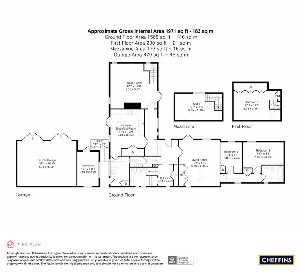 Floorplans For Turnpike Hill, Withersfield