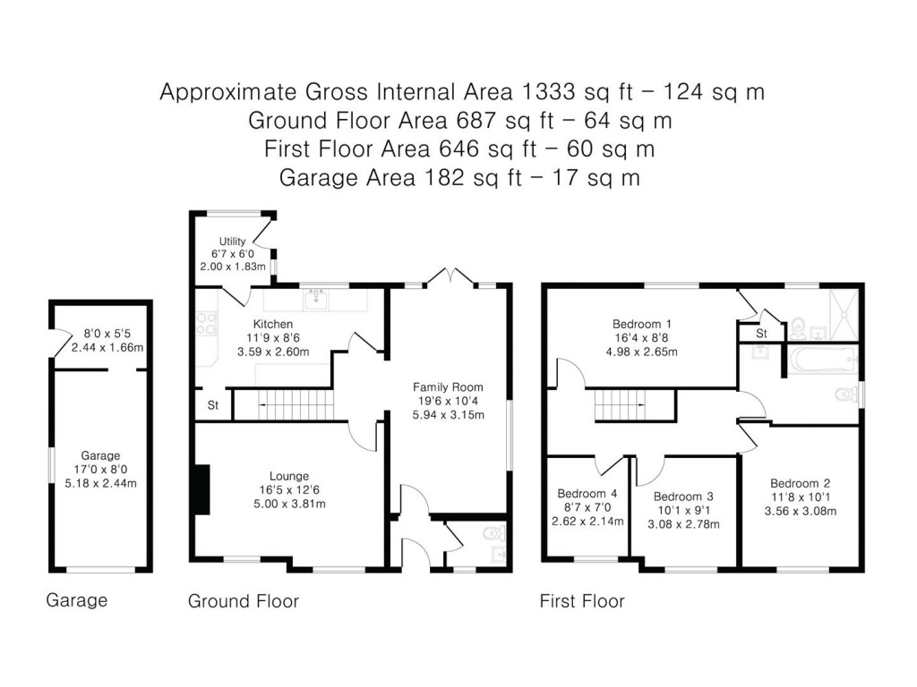 Floorplans For Emsons Close, Linton, Cambridge