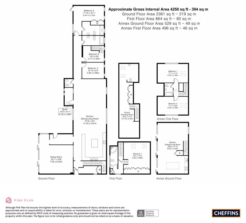 Floorplans For Chapel Road, Great Eversden
