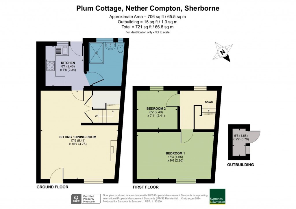 Floorplans For Nether Compton, Sherborne