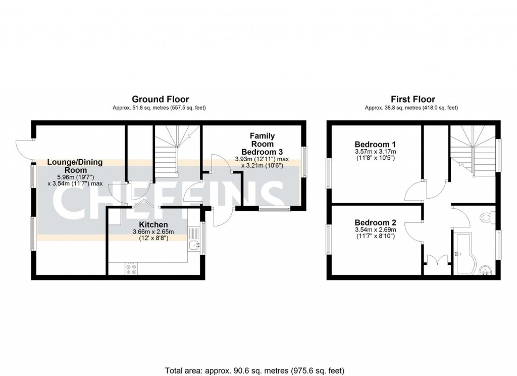 Floorplans For The Causeway, Soham, Ely