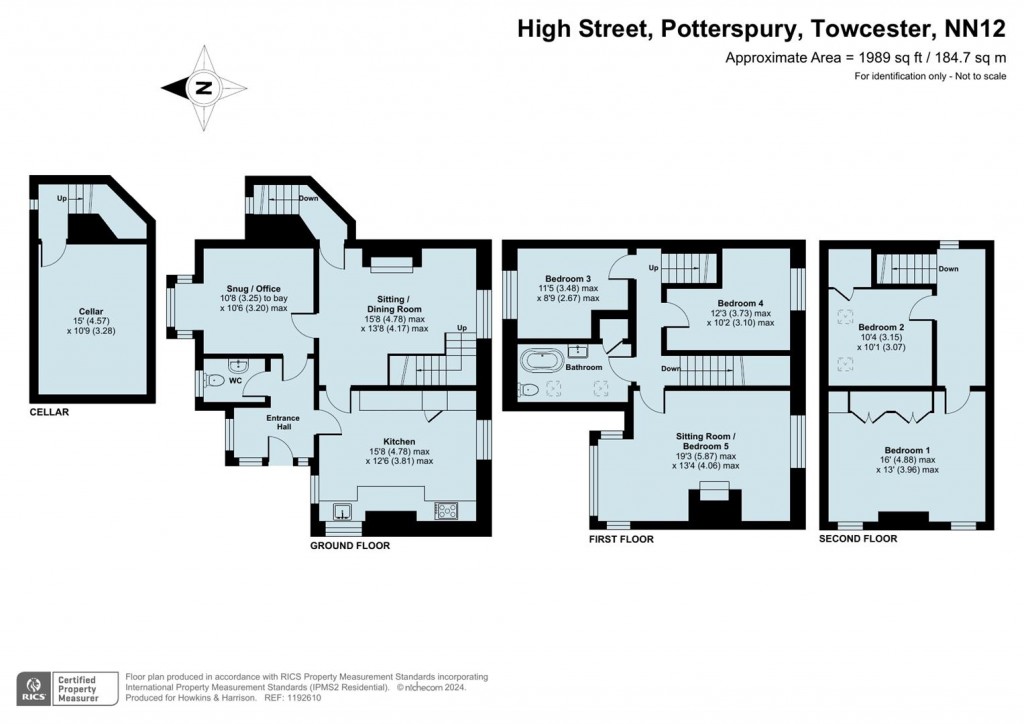 Floorplans For High Street, Potterspury NN12