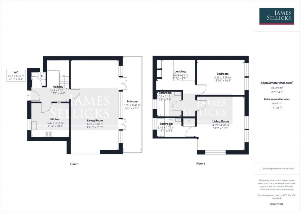 Floorplans For NO CHAIN - The Pick Building, Wellington Street, Leicester