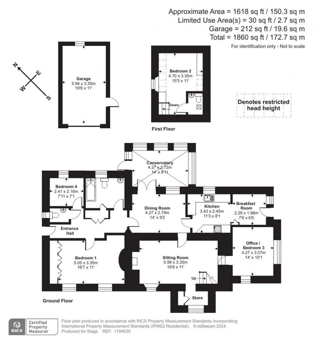 Floorplans For Marshgate, Camelford