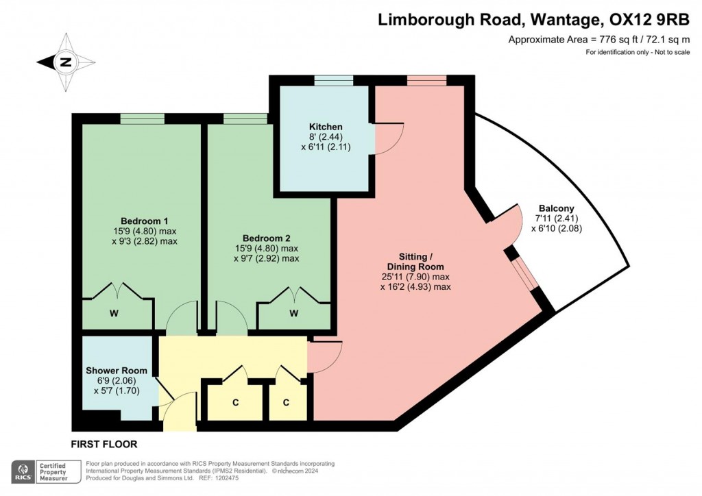 Floorplans For Limborough Road, Wantage, Oxfordshire, OX12