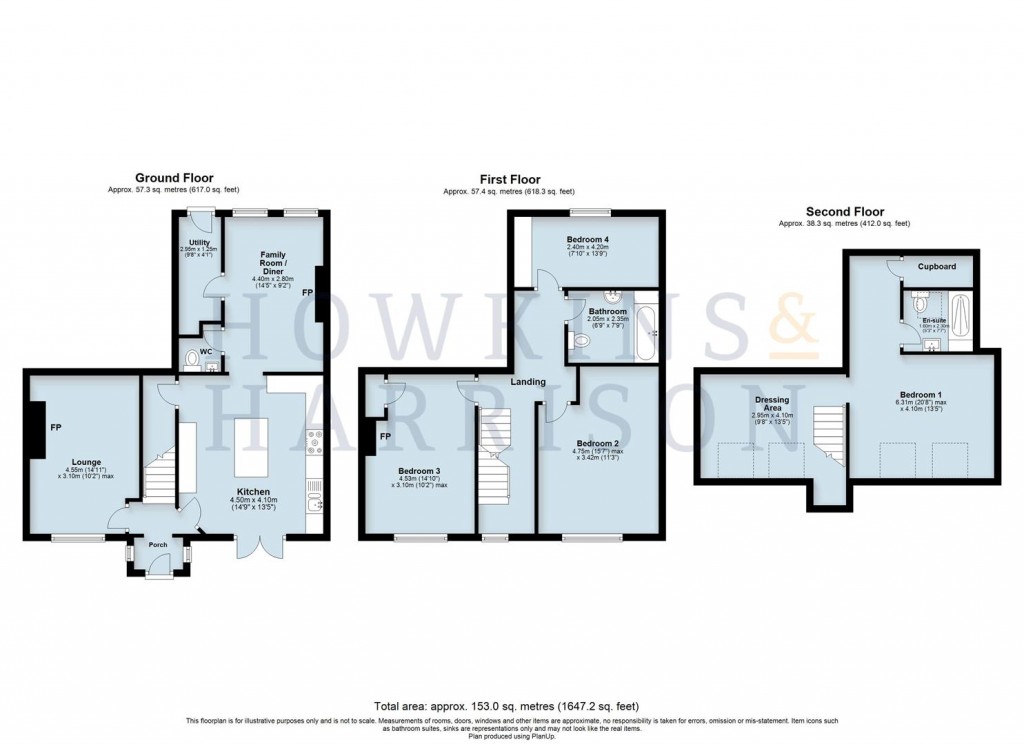 Floorplans For Limby Hall Lane, Swannington, LE67