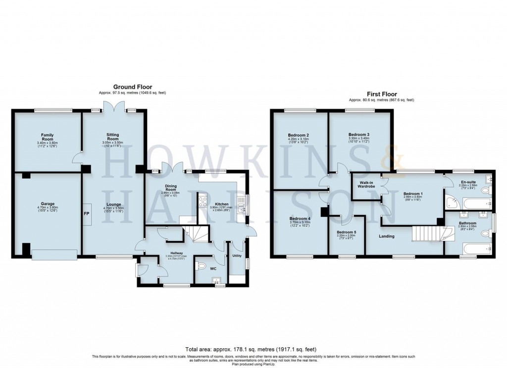 Floorplans For Willesley Close, Ashby-De-La-Zouch, LE65