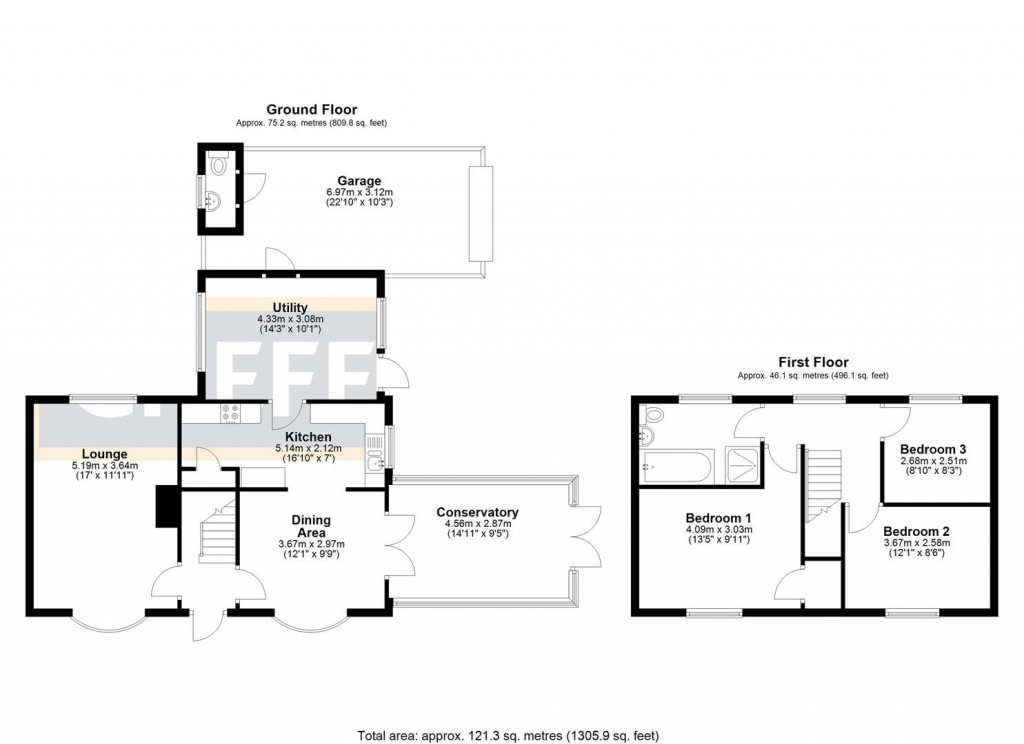 Floorplans For Mildenhall Road, Littleport