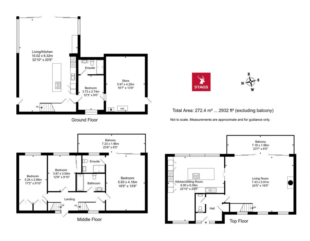 Floorplans For Somer Fields, Lyme Regis