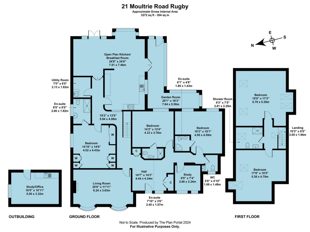 Floorplans For Moultrie Road, Rugby, CV21