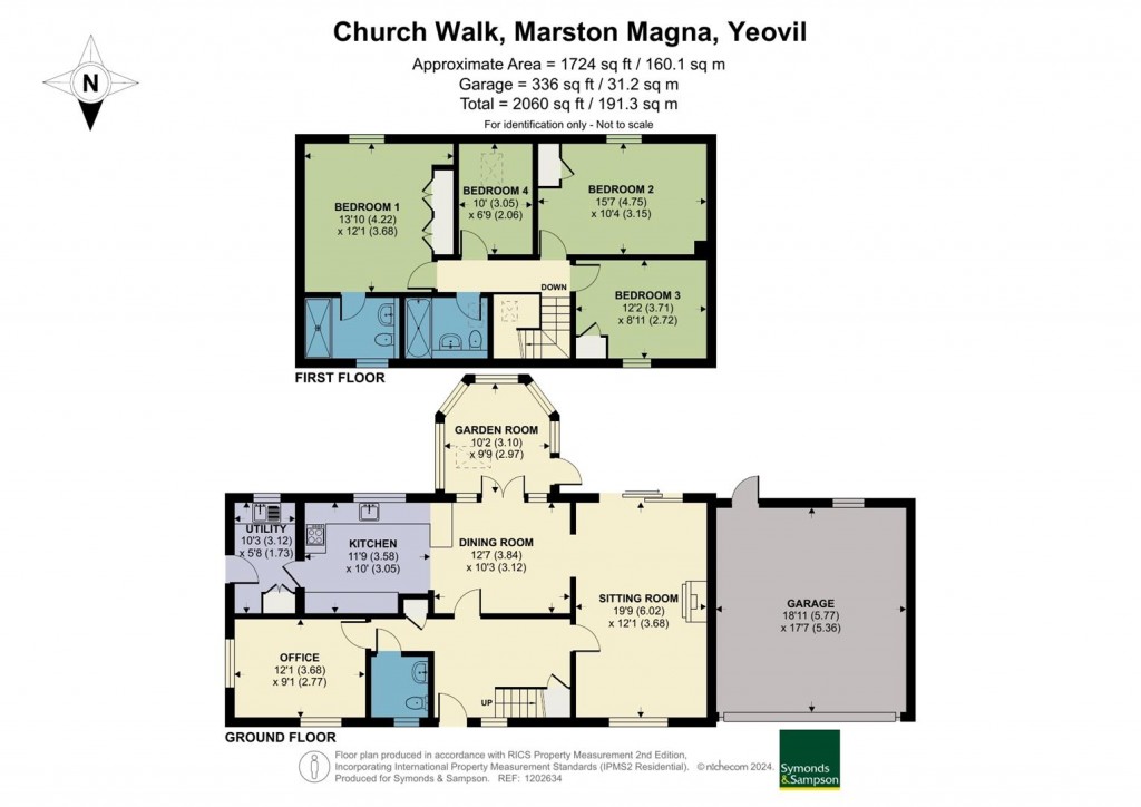 Floorplans For Church Walk, Marston Magna, Somerset