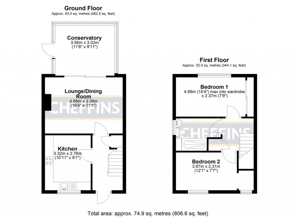Floorplans For Station Road, Littleport, Ely
