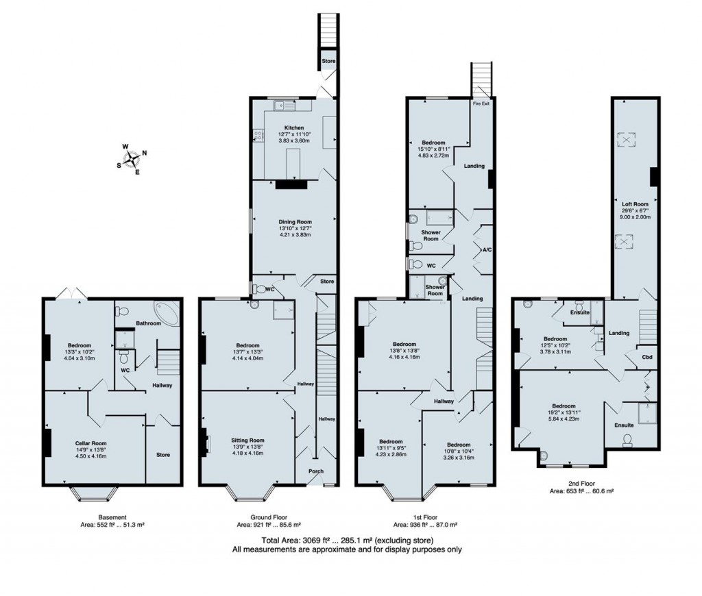 Floorplans For Wellingborough Road, Northampton, NN1
