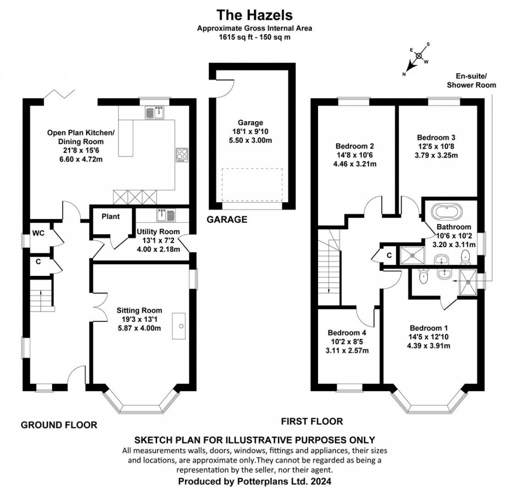 Floorplans For Bembridge, Isle of Wight