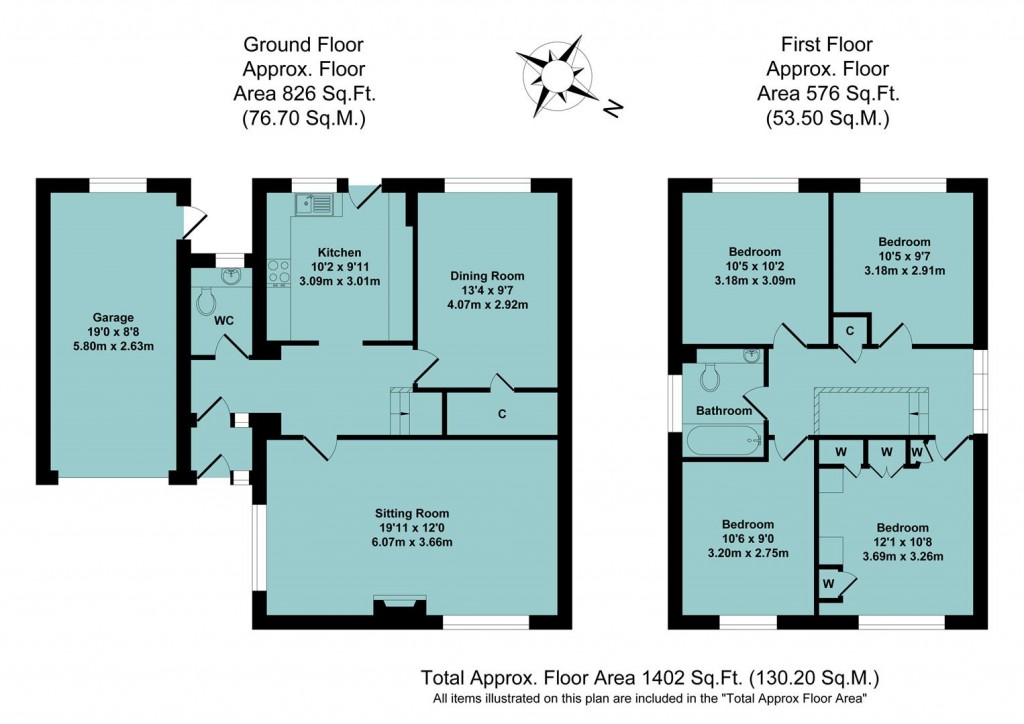 Floorplans For Wheatley Close, Banbury