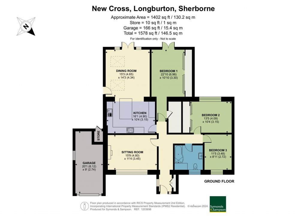 Floorplans For New Cross, Longburton, Sherborne