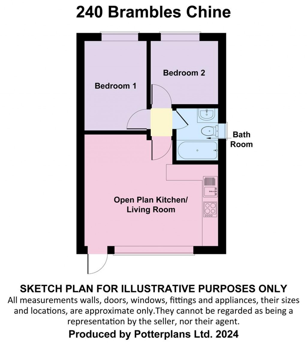Floorplans For Freshwater, Isle of Wight