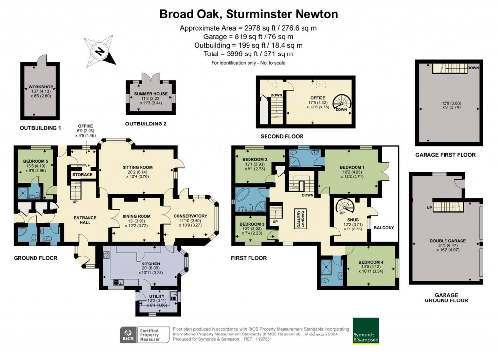 Floorplans For Broad Oak, Sturminster Newton