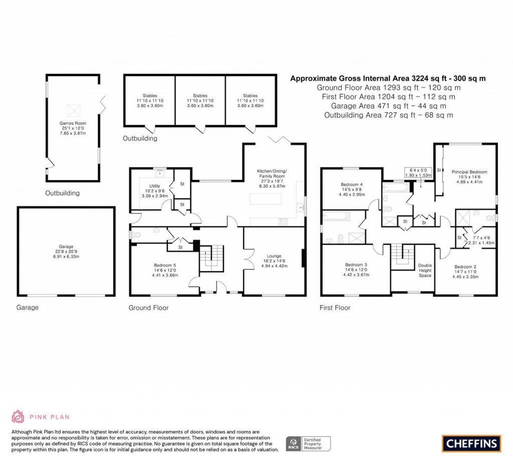 Floorplans For Great Fen Road, Soham, Ely