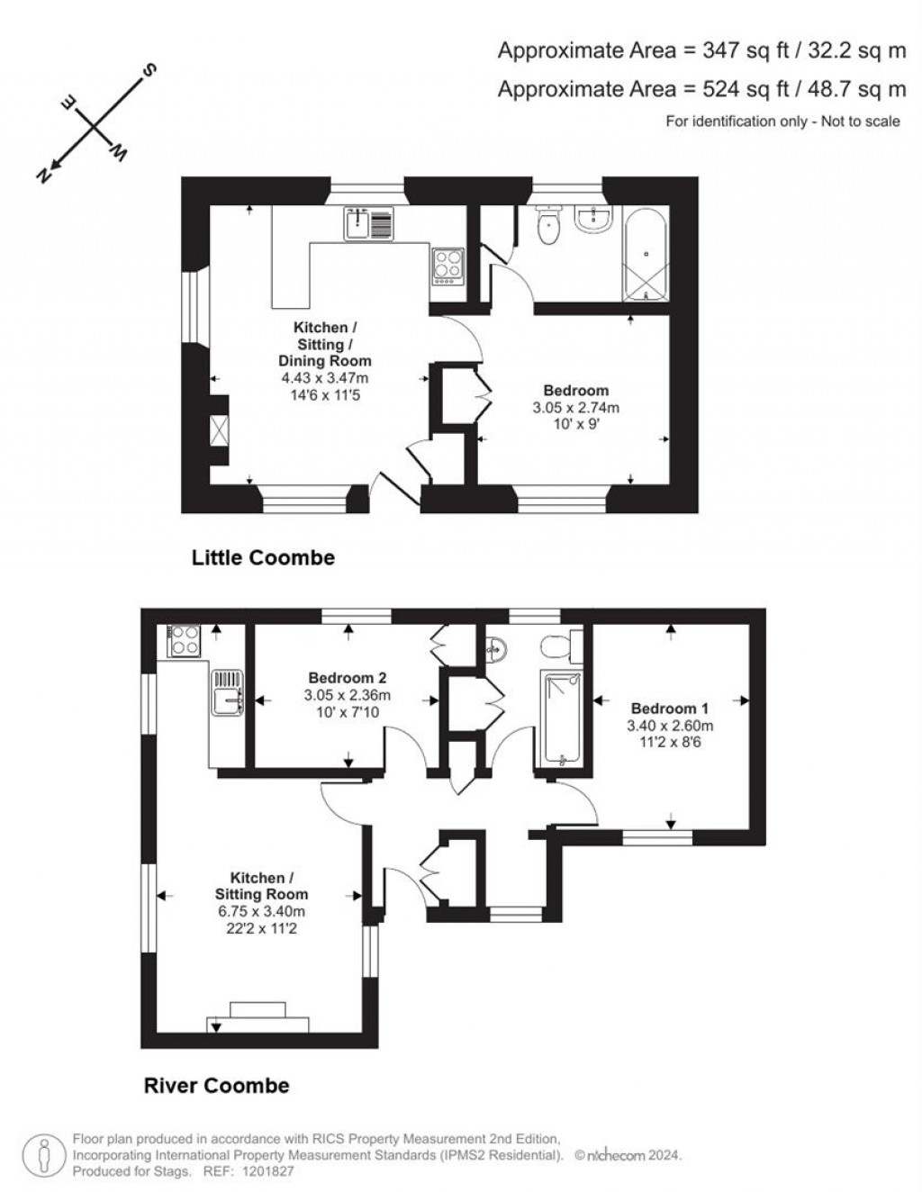 Floorplans For Crackington Haven, Bude