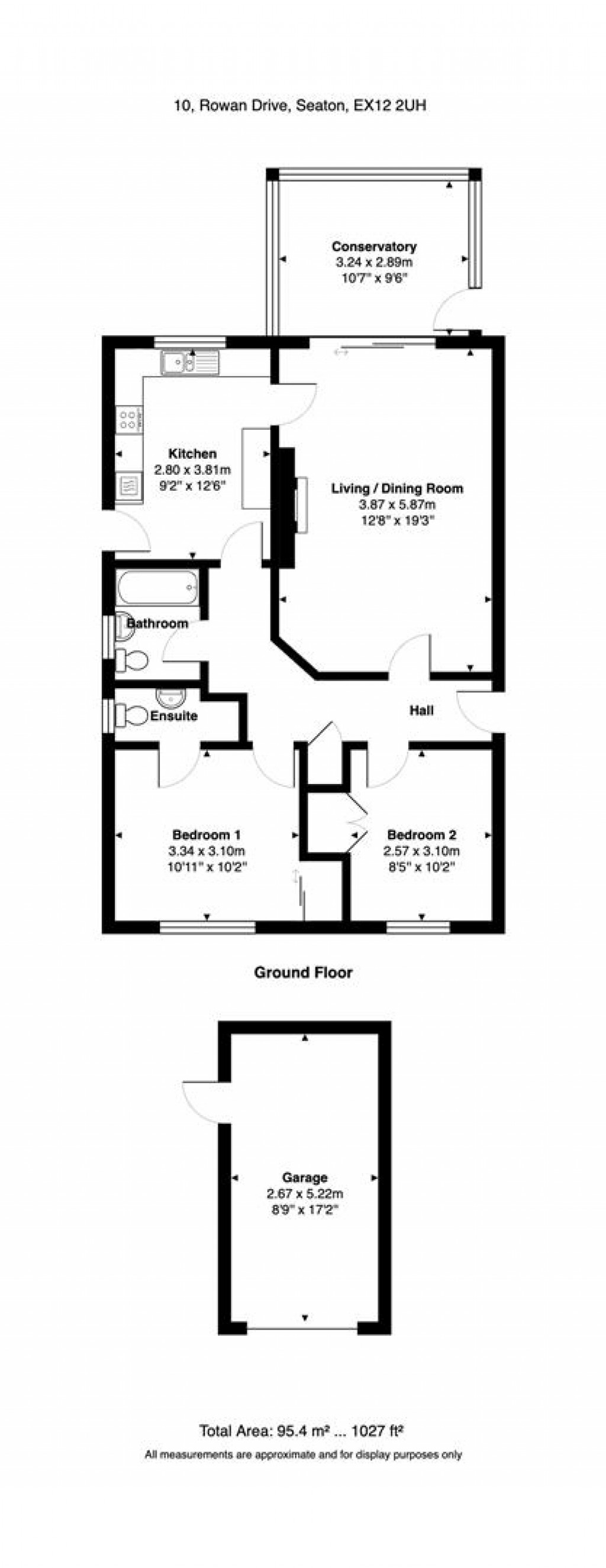 Floorplans For Rowan Drive, Seaton