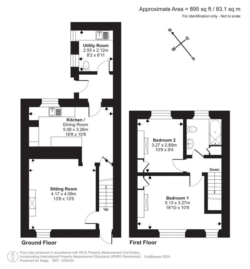 Floorplans For Talland Hill, Polperro, Looe