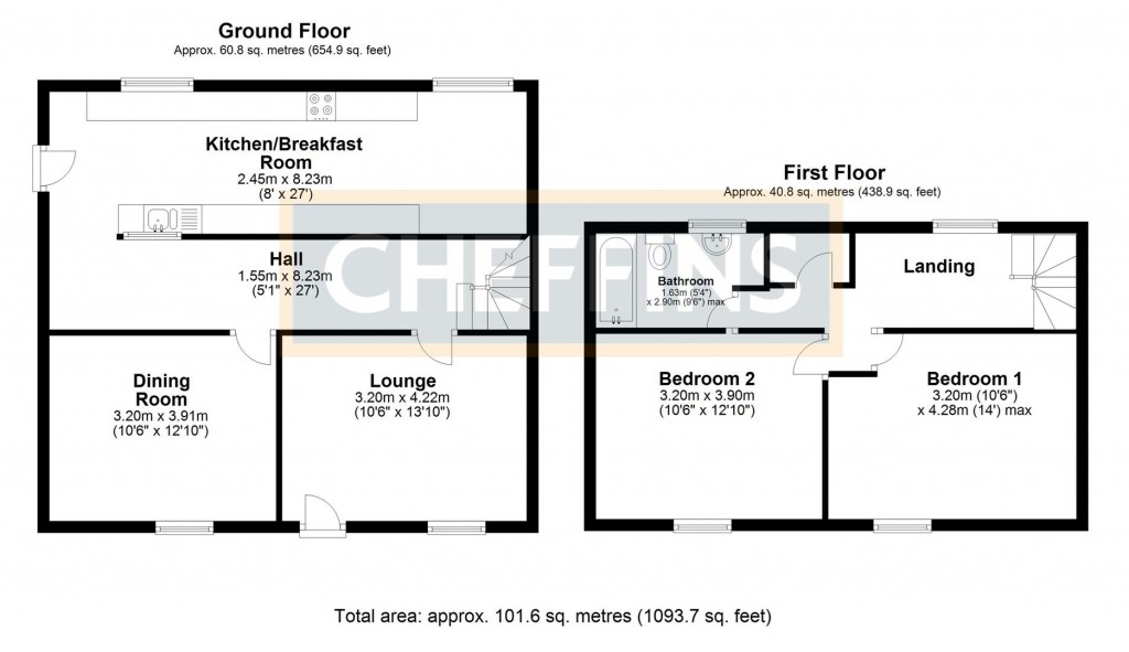 Floorplans For Hythe Lane, Burwell