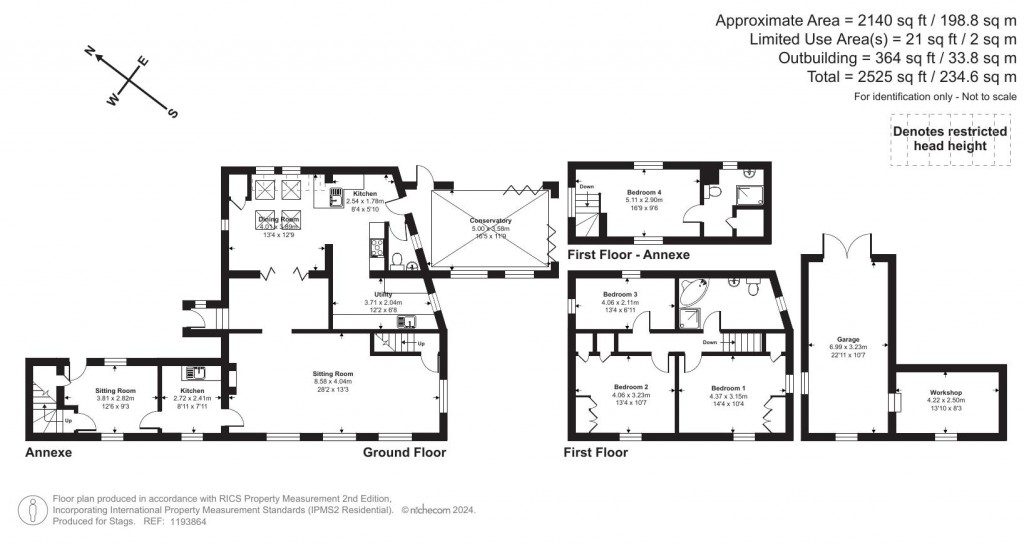 Floorplans For Chard Street, Thorncombe, Chard
