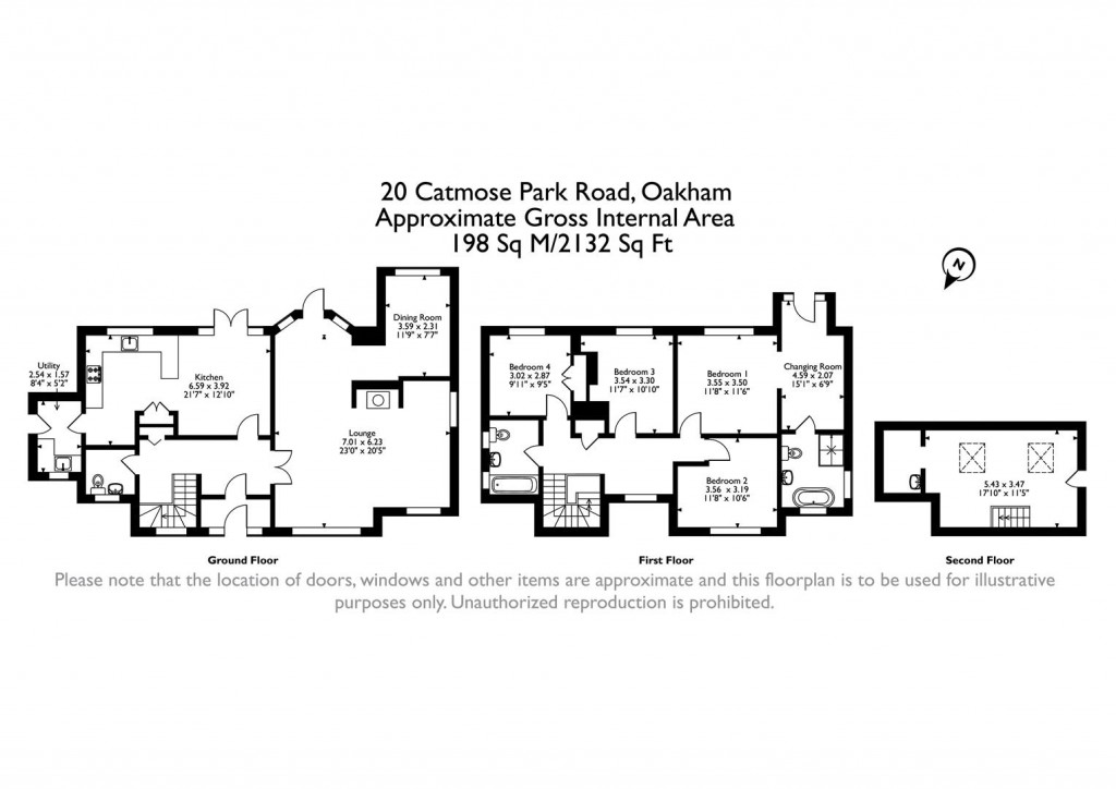 Floorplans For Catmose Park Road, Oakham, Rutland