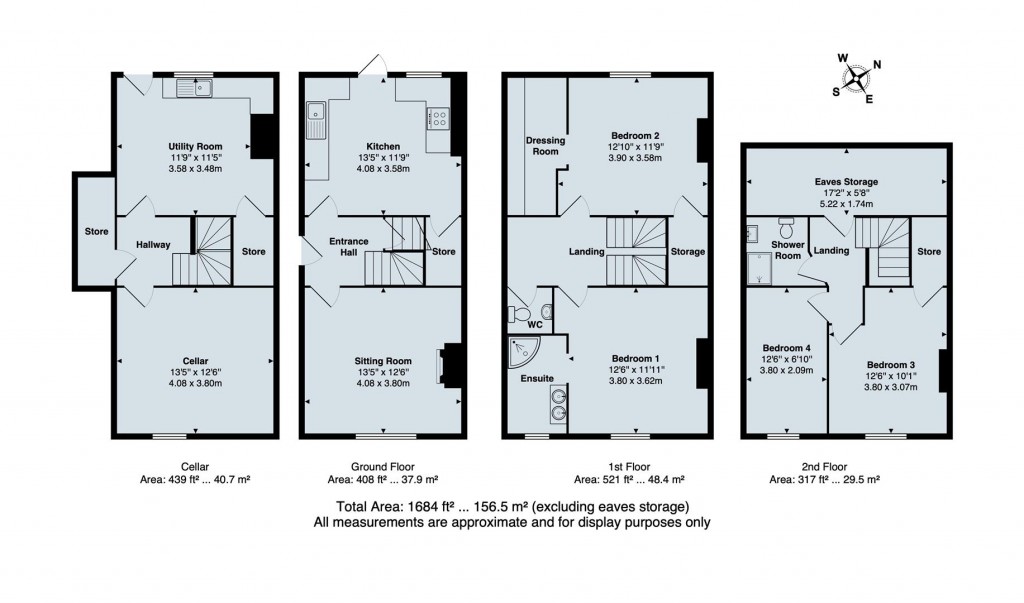 Floorplans For Coleshill Road, Atherstone, CV9
