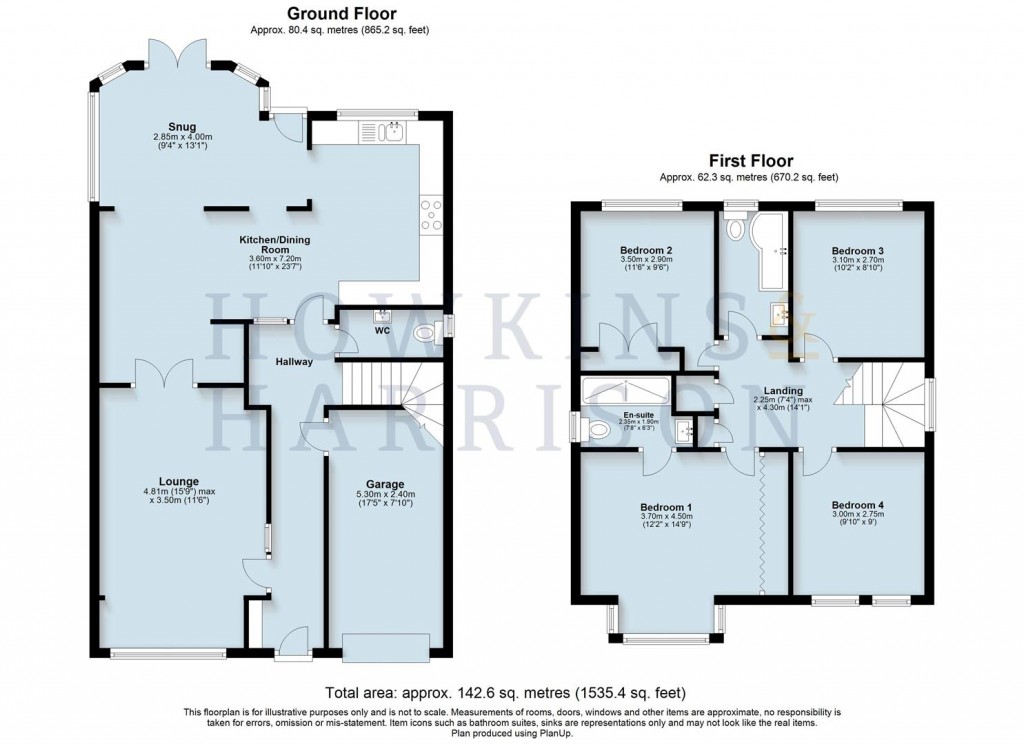 Floorplans For Claymar Drive, Newhall, DE11