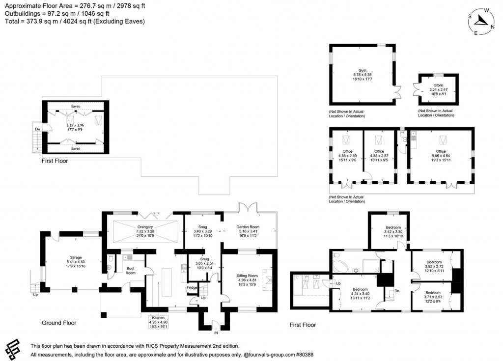 Floorplans For Bagbury Lane, Restrop, Purton