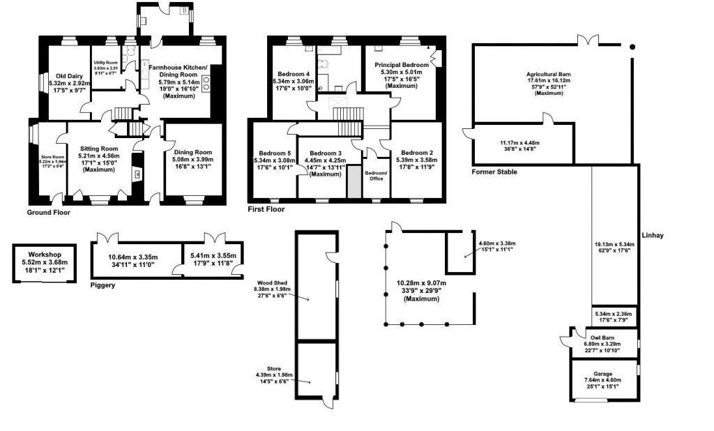 Floorplans For Petrockstow, Okehampton