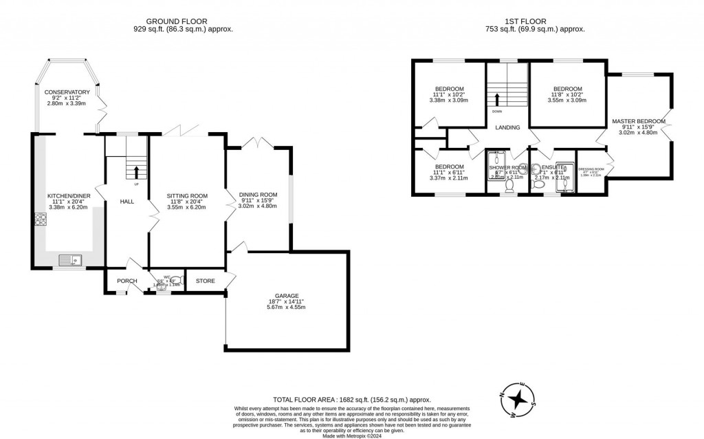 Floorplans For Main Street, Sutton Bassett, Market Harborough